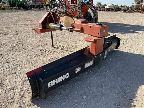 old skid steer rhino blade with wheel|rhino 2500 blades for sale.